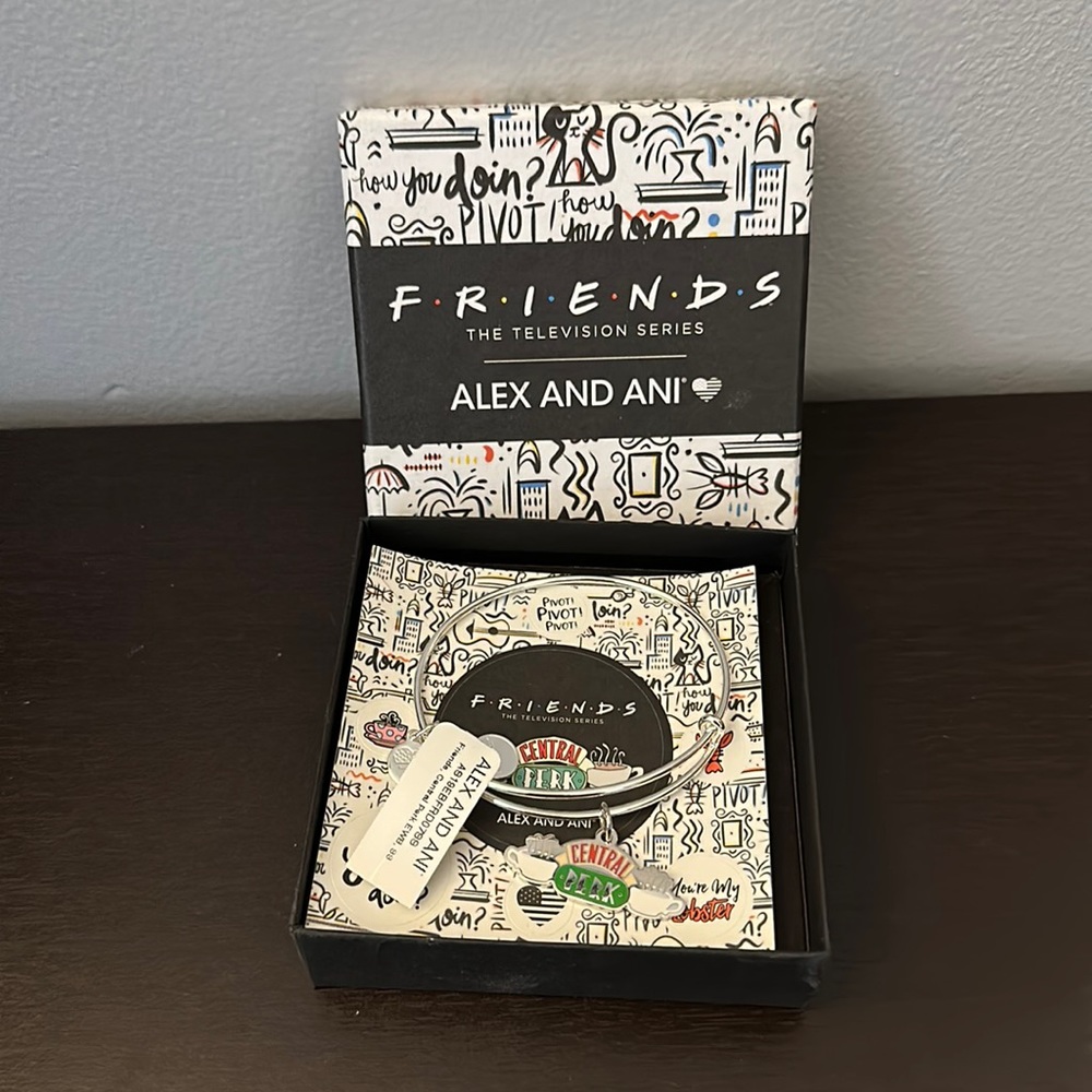 Alex and Ani FRIENDS bracelet Central Perk Logo NWT